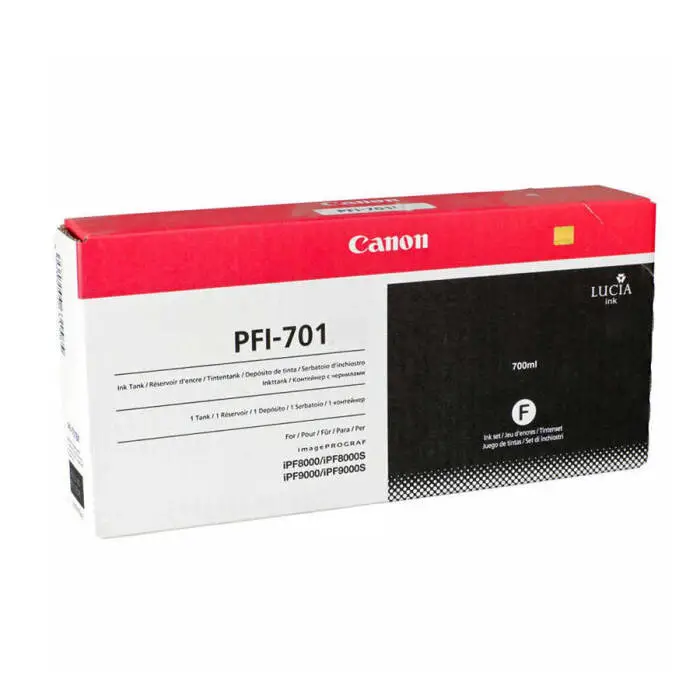 Canon PFI-701GY Gri Orijinal Kartuş - 1