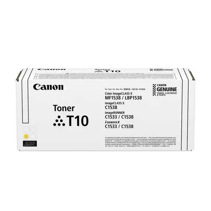 Canon T10-4563C001 Sarı Orijinal Toner - 1