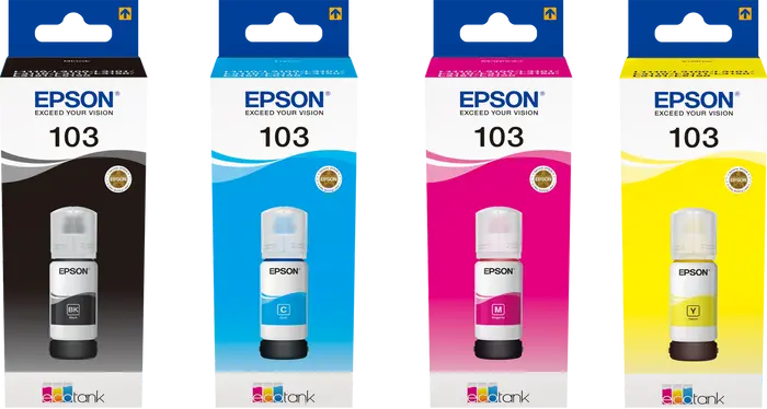 Epson 103 EcoTank Orijinal Mürekkep Seti - 1