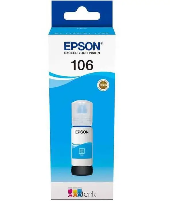 Epson 106-C13T00R240 Mavi Orijinal Mürekkep - 1