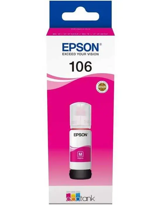 Epson 106-C13T00R340 Kırmızı Orijinal Mürekkep - 1