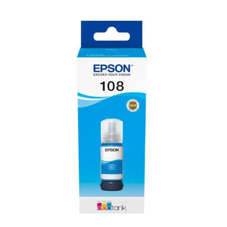 Epson 108-C13T09C24A Cyan Original Ink - 1