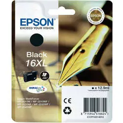 Epson 16XL-T1631-C13T16314020 Siyah Orijinal Kartuş - 1