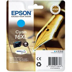Epson 16XL-T1632-C13T16324020 Cyan Original Cartridge High Capacity - Epson