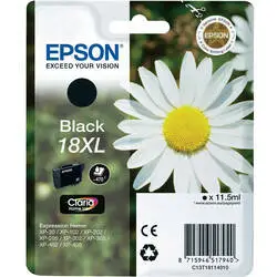 Epson 18XL-T1811-C13T18114020 Black Original Cartridge High Capacity - 1