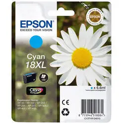 Epson 18XL-T1812-C13T18124020 Cyan Original Cartridge High Capacity - 1