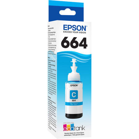 Epson 664 C13T6642A Mavi Orijinal Mürekkep - Epson