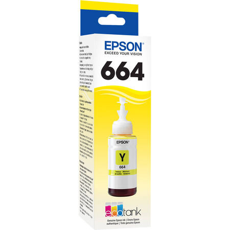 Epson 664 C13T6644A Sarı Orijinal Mürekkep - Epson