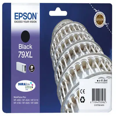 Epson 79XL-C13T79014010 Siyah Orijinal Kartuş - 1