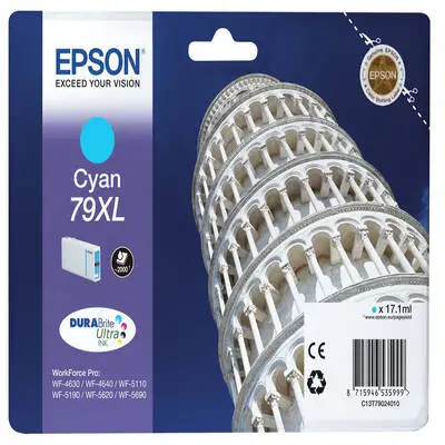 Epson 79XL-C13T79024010 Mavi Orijinal Kartuş - 1
