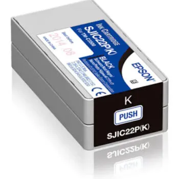 Epson SJIC22-C33S020601 Siyah Orijinal Kartuş - Epson
