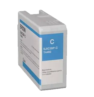Epson SJIC35P-T44B220-C13T44B220 Mavi Orijinal Kartuş - Epson