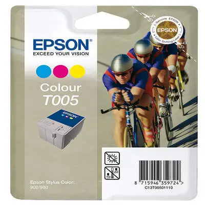 Epson T005-C13T00501120 Renkli Orijinal Kartuş - 1