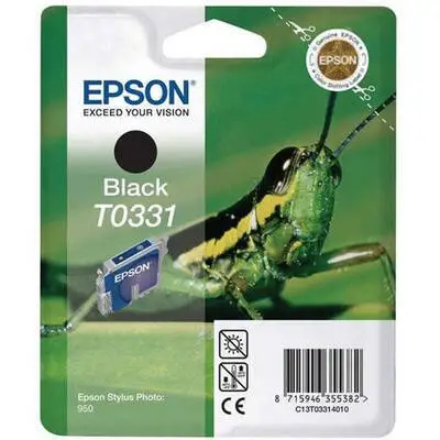 Epson T0331-C13T03314020 Siyah Orijinal Kartuş - 1