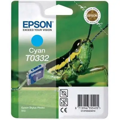 Epson T0332-C13T03324020 Mavi Orijinal Kartuş - 1