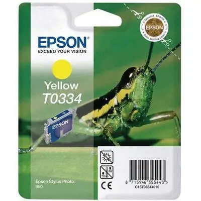Epson T0334-C13T03344020 Sarı Orijinal Kartuş - 1