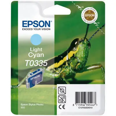 Epson T0335-C13T03354020 Açık Mavi Orijinal Kartuş - 1