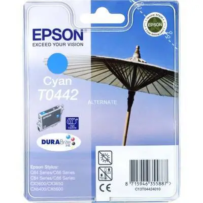 Epson T0442-C13T04424020 Mavi Orijinal Kartuş - 1
