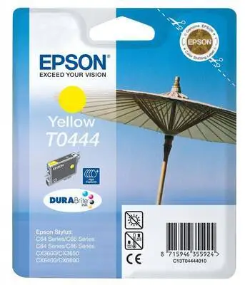 Epson T0444-C13T04444020 Sarı Orijinal Kartuş - 1