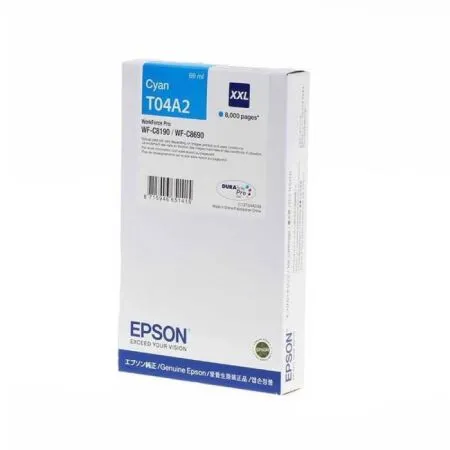 Epson T04A2-C13T04A240 Mavi Orijinal Kartuş - Epson