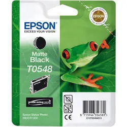 Epson T0548-C13T05484020 Mat Siyah Orijinal Kartuş - 1