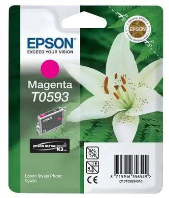 Epson T0593-C13T05934020 Kırmızı Orijinal Kartuş - 1