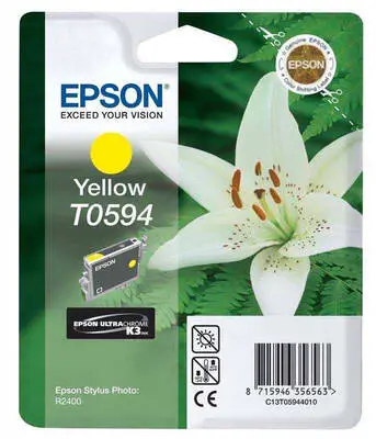 Epson T0594-C13T05944020 Sarı Orijinal Kartuş - 1