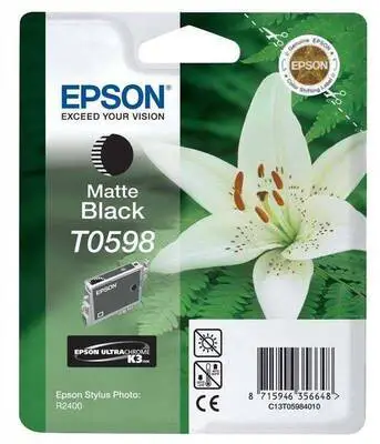 Epson T0598-C13T05984020 Mat Siyah Orijinal Kartuş - 1
