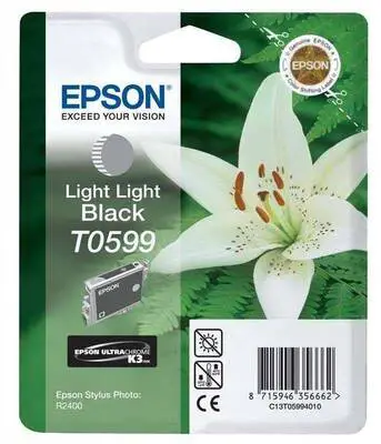 Epson T0599-C13T05994020 Açık Açık Siyah Orijinal Kartuş - 1