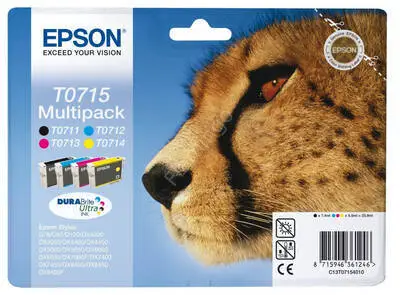 Epson T0715‑C13T07154020 Original Cartridge Advantage Pack - 1