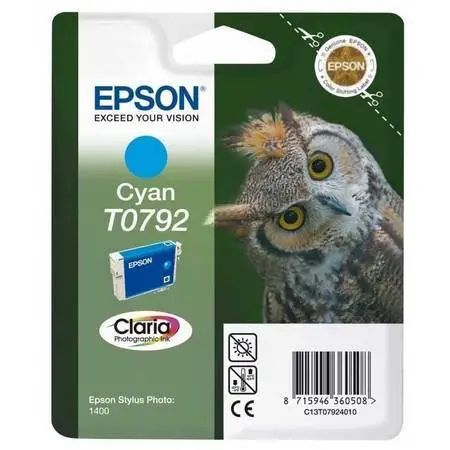 Epson T0792-C13T07924020 Mavi Orijinal Kartuş - 1