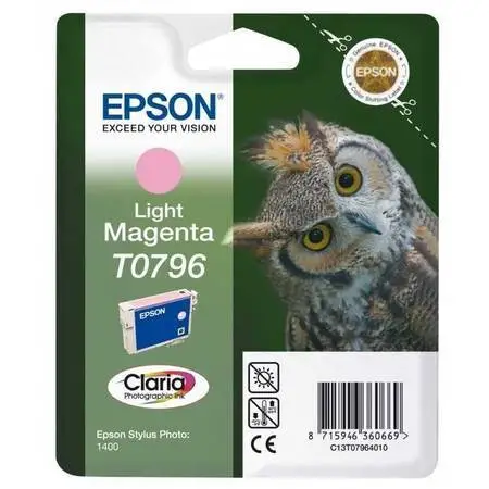 Epson T0796-C13T07964020 Açık Kırmızı Orijinal Kartuş - 1