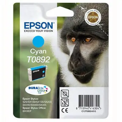 Epson T0892-C13T08924020 Mavi Orijinal Kartuş - 1