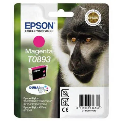 Epson T0893-C13T08934020 Kırmızı Orijinal Kartuş - Epson