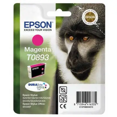 Epson T0893-C13T08934020 Kırmızı Orijinal Kartuş - 1