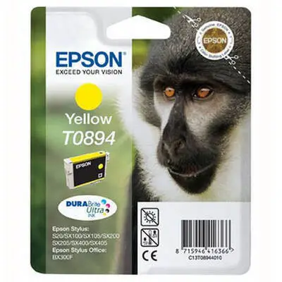 Epson T0894-C13T08944020 Sarı Orijinal Kartuş - 1