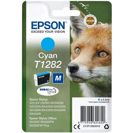 Epson T1282-C13T12824020 Mavi Orijinal Kartuş - Epson