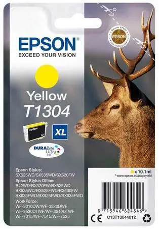 Epson T1304-C13T13044020 Sarı Orijinal Kartuş - 1