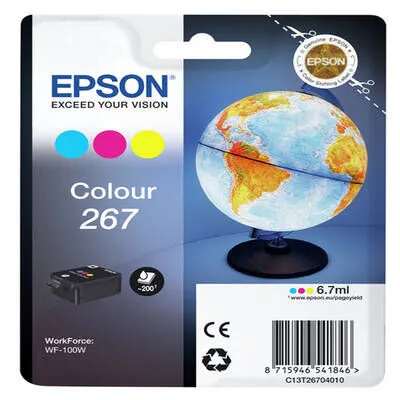 Epson T267-C13T26704010 Color Original Cartridge - Epson
