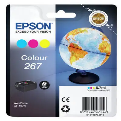 Epson T267-C13T26704010 Renkli Orijinal Kartuş - 1