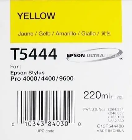 Epson T5444-C13T544400 Sarı Orijinal Kartuş - 1