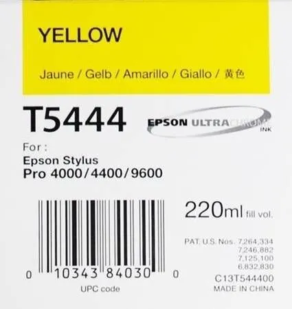 Epson T5444-C13T544400 Yellow Original Cartridge - Epson