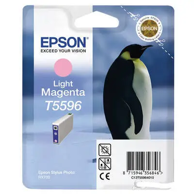 Epson T5596-C13T55964020 Açık Kırmızı Orijinal Kartuş - 1