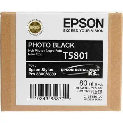 Epson T5801-C13T580100 Foto Siyah Orijinal Kartuş - 1