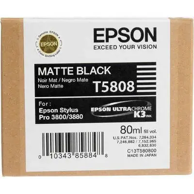 Epson T5808-C13T580800 Mat Siyah Orijinal Kartuş - 1