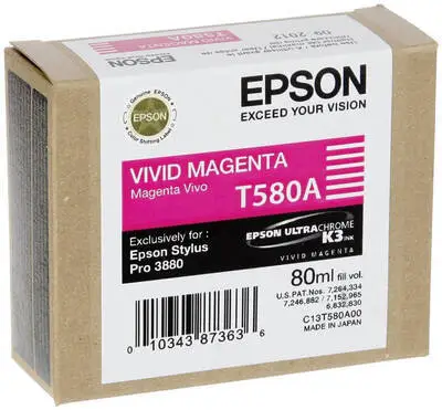 Epson T580A-C13T580A00 Kırmızı Orijinal Kartuş - 1
