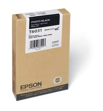 Epson T6031-C13T603100 Foto Siyah Orijinal Kartuş - 1