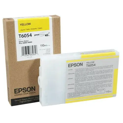 Epson T6054-C13T605400 Sarı Orijinal Kartuş - 1