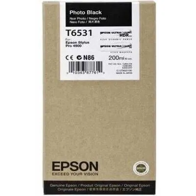Epson T6531-C13T653100 Photo Black Original Cartridge - Epson