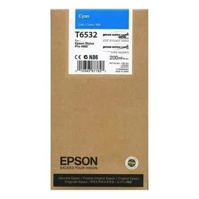 Epson T6532-C13T653200 Mavi Orijinal Kartuş - Epson